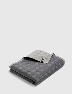 Hay Mega Dot Blanket (245 x 235cm) - Dark Grey