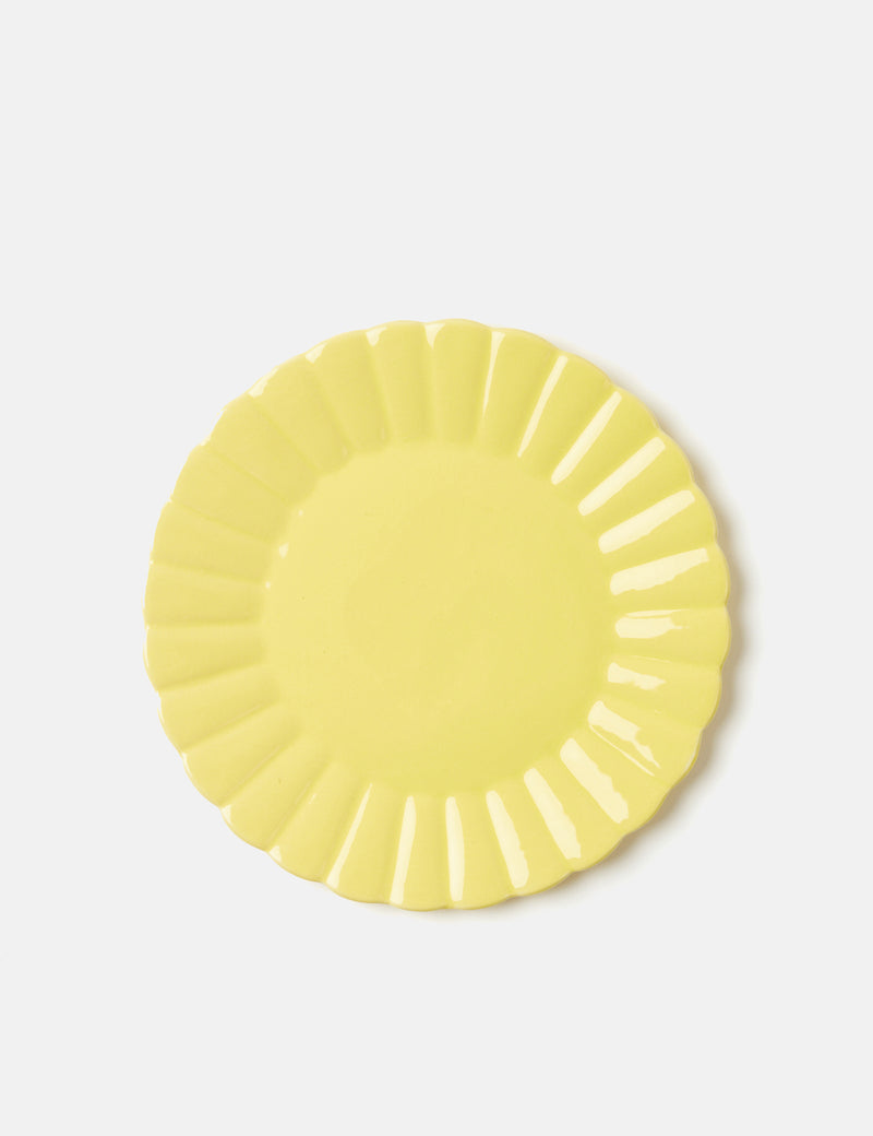 & Klevering Large Plate Scallop - Yellow