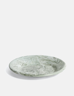 Hay Soft Ice Enamel Lunch Plate - Green