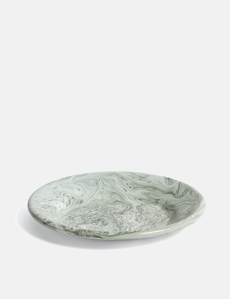 Hay Soft Ice Enamel Lunch Plate - Green