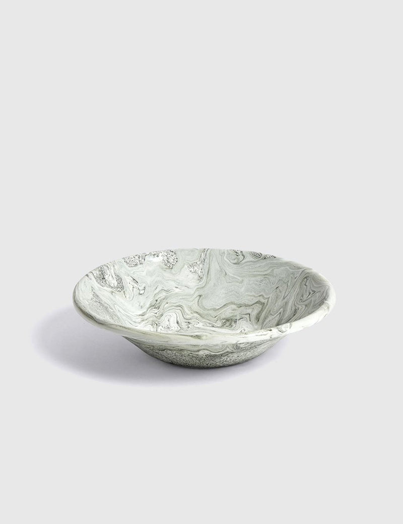Hay Soft Ice Enamel Deep Plate - Green