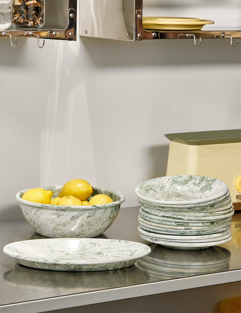 Hay Soft Ice Oval Dish - Green