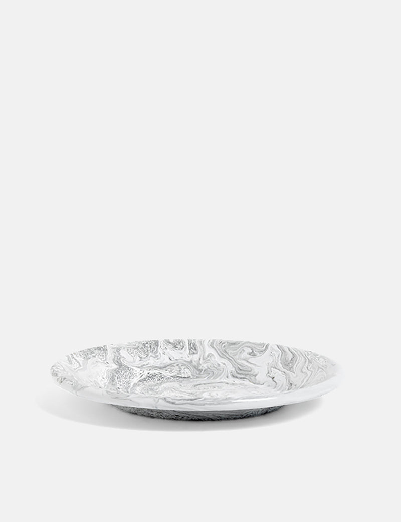 Hay Soft Ice Lunch Plate (Emaille) - Grau
