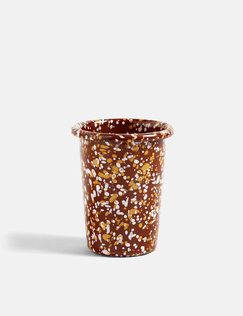 Hay Enamel Cup. Sprinkle - Brown