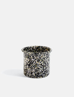 Hay Enamel Herb Pot Sprinkle - Black
