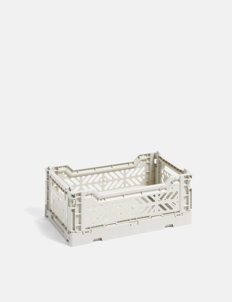 Hay Colour Crate (Small) - Light Grey