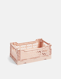 Caisse de couleur de foin (petite) - rose nude