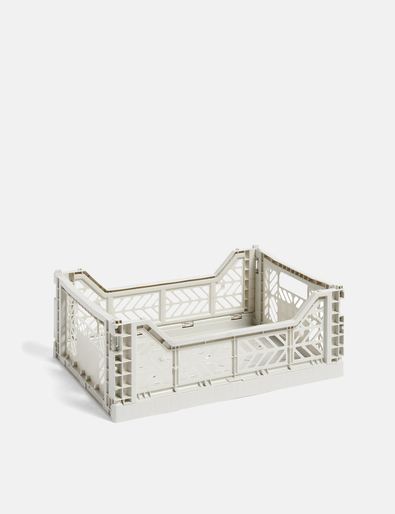 Hay Colour Crate (Medium) - Light Grey