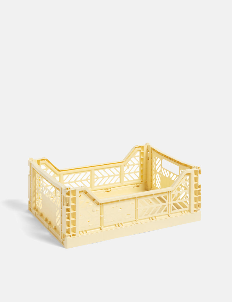 Hay Colour Crate (Medium) - Light Yellow