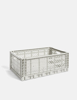 Hay Colour Crate (Large) - Light Grey