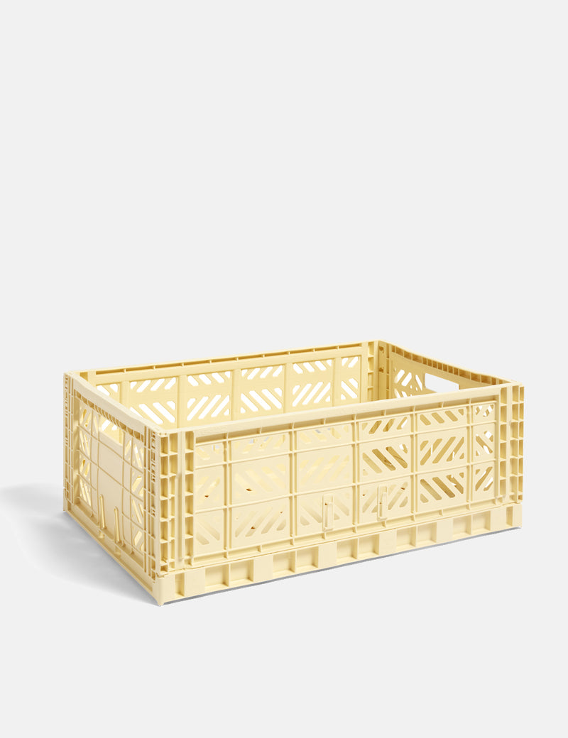 Hay Colour Crate (Large) - Light Yellow