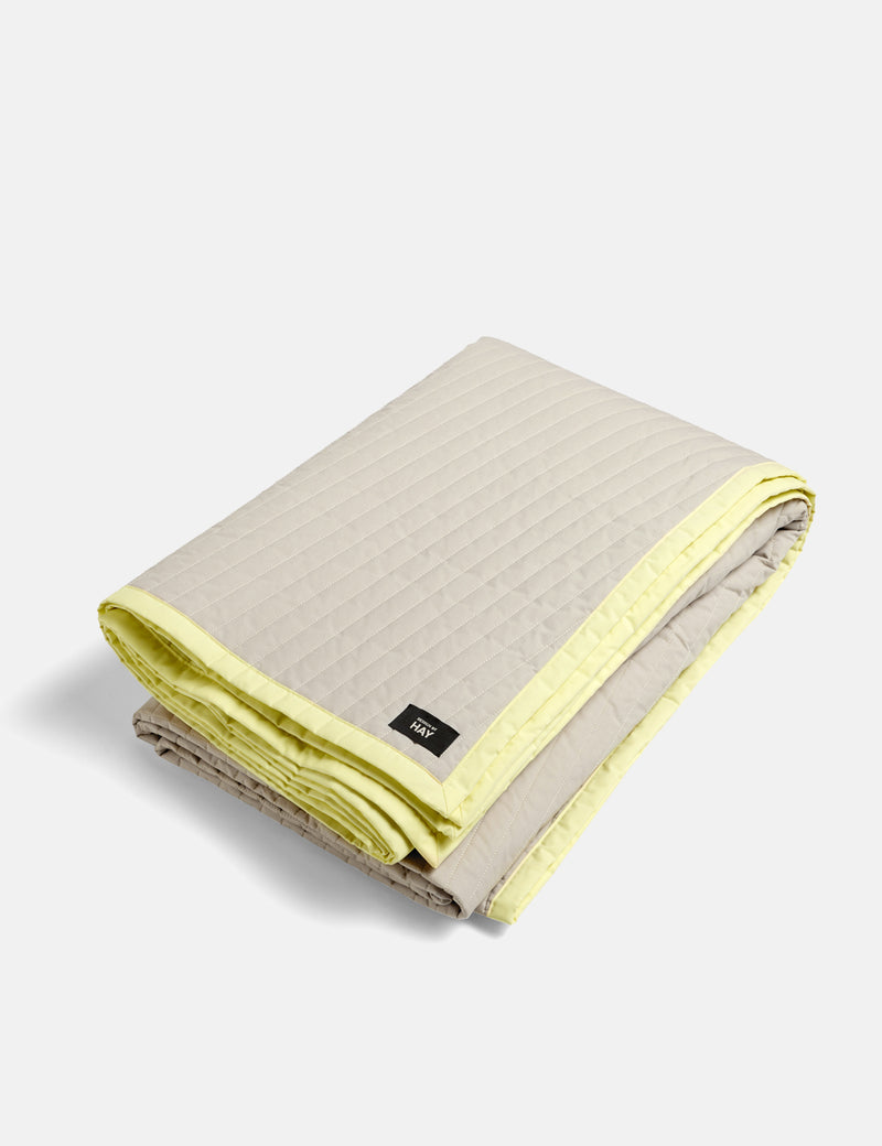 Hay Bias Quilt (235x245cm) - Lemon Sorbet