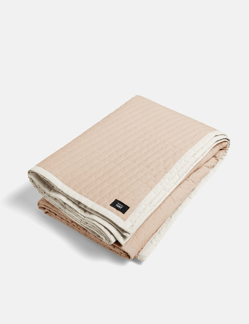 Hay Bias Quilt (235x245cm) - Nude