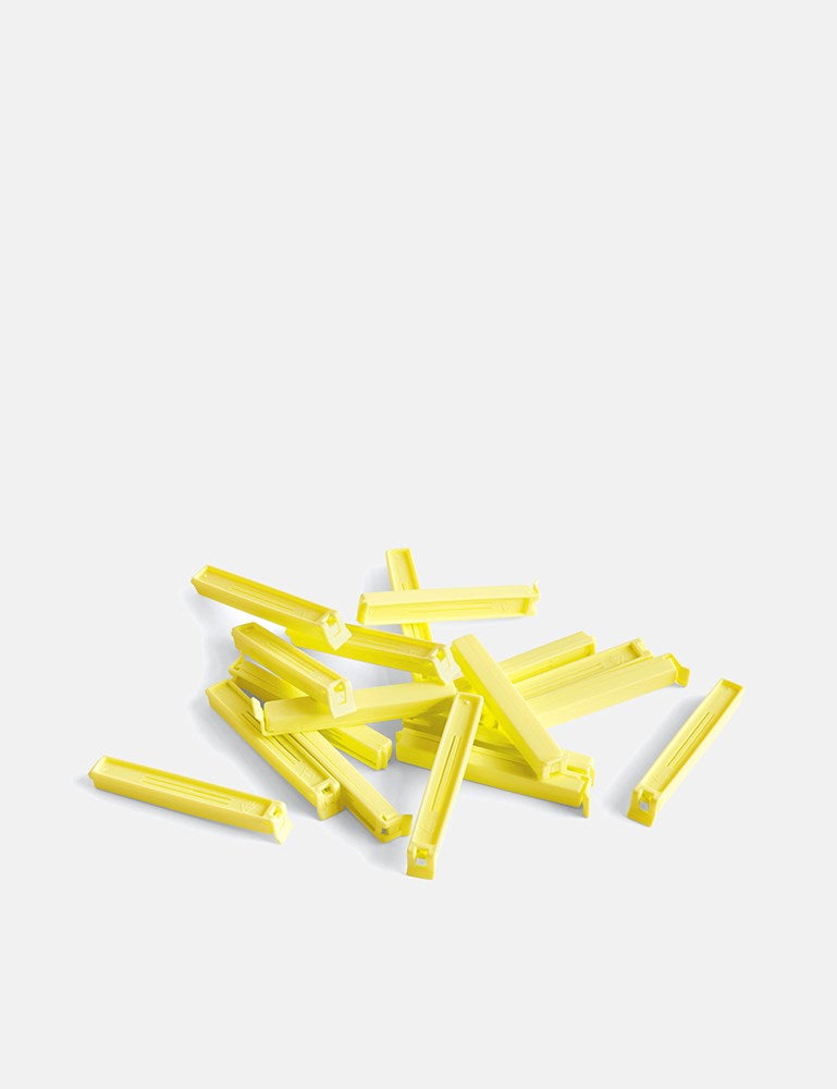 Hay Paquet Clips (18 Pieces) - Yellow
