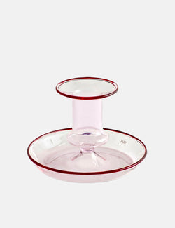 Hay Flare Candle Holder - Pink