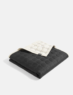 Hay Mega Dot Blanket (245 x 195cm) - Black and Cream