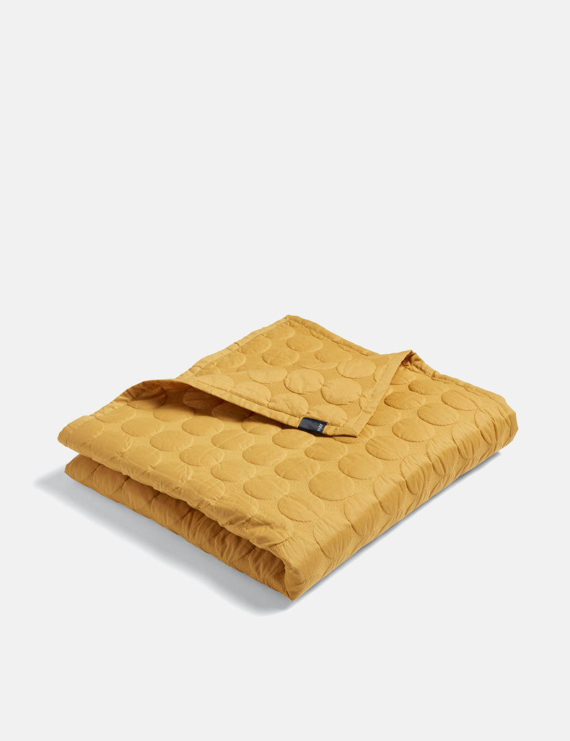 Hay Mega Dot Blanket (235x245) - Mustard