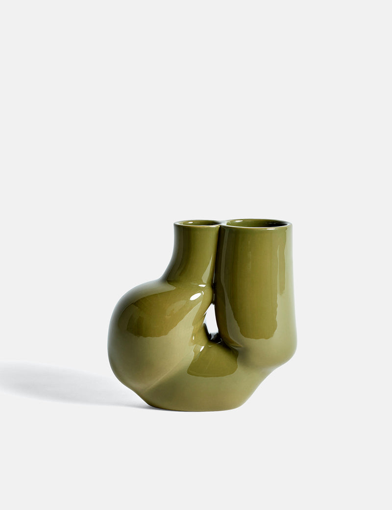 Hay W&S Chubby Vase - Olive Green