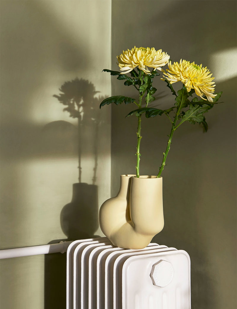 Hay W&S Chubby Vase - Soft Yellow