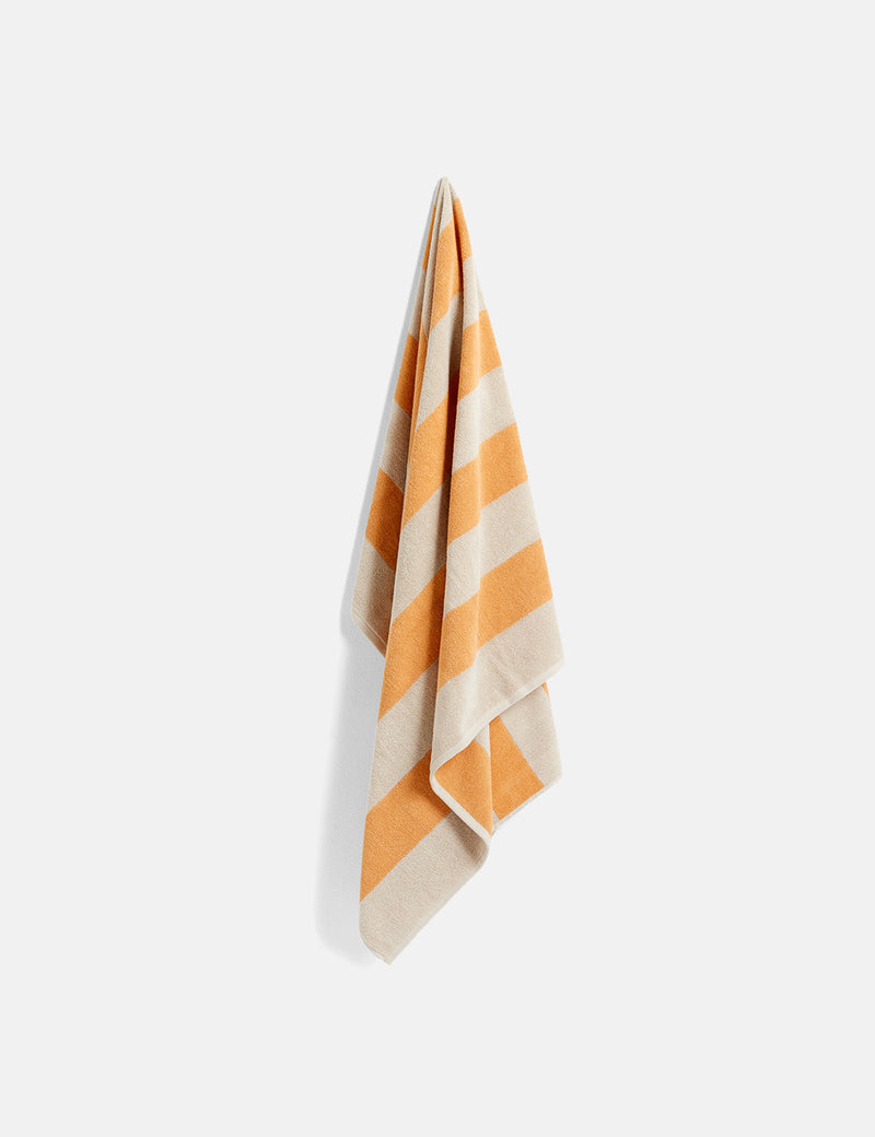 Hay Amanda Borberg Frott√© Striped Towel - Warm Yellow