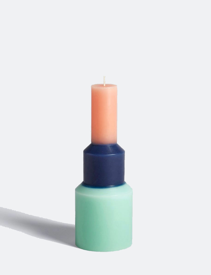 Hay Pillar Candle (Medium) - Mint