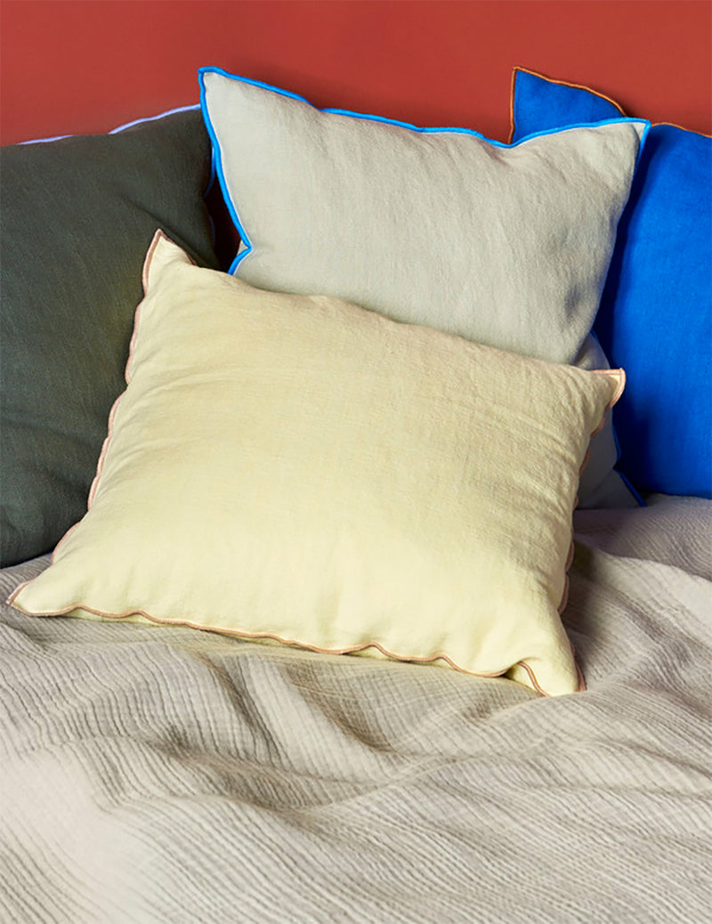 Hay Outline Cushion - Grey Blue