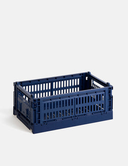 HAY Hay Colour Crate (Small) - Dark Blue