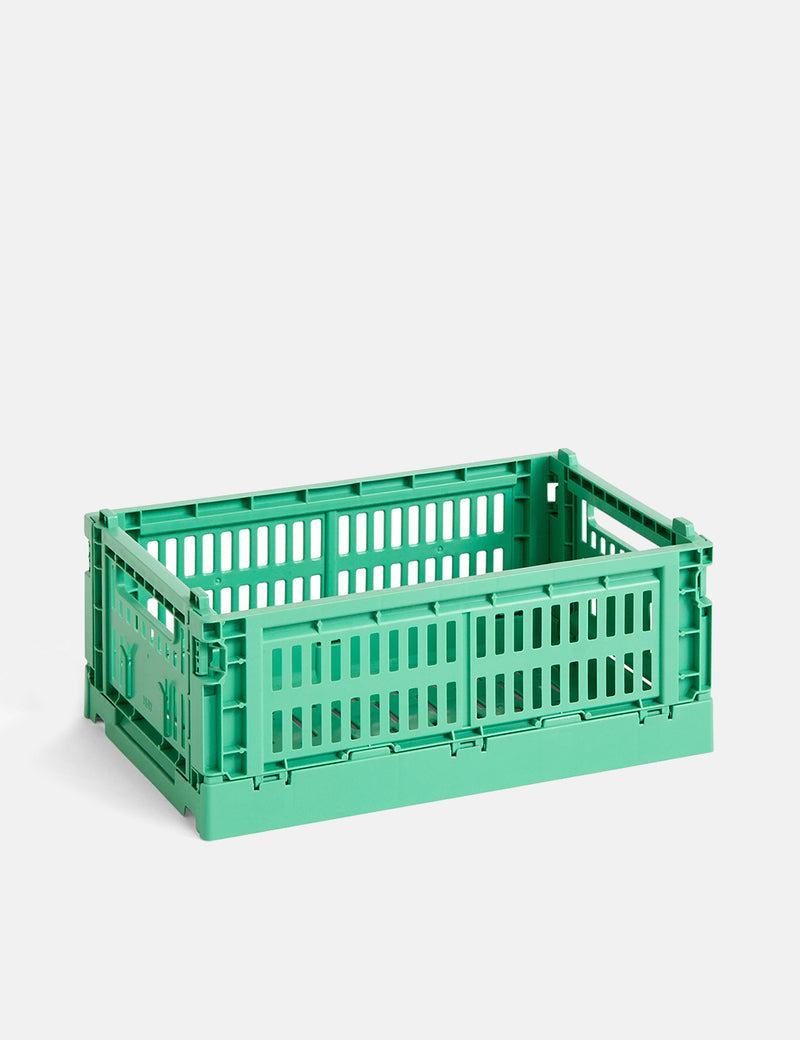 HAY Colour Crate (Small) - Dark Mint
