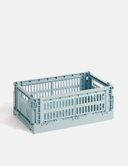 HAY Colour Crate (Small) - Dusty Blue