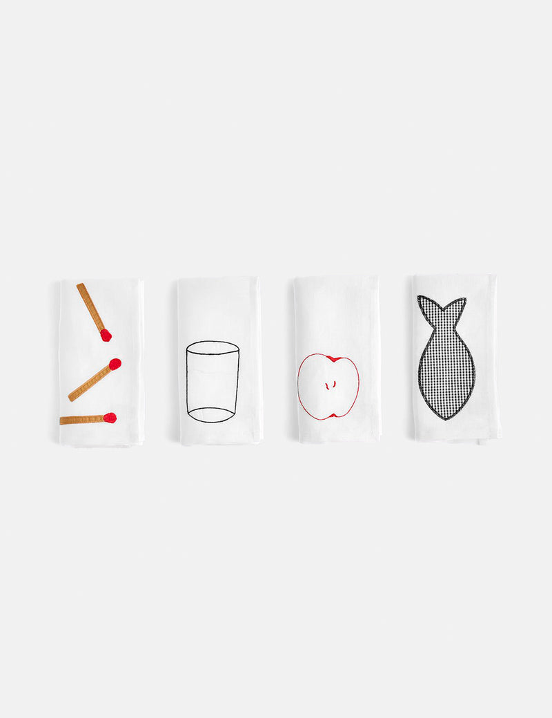 HAY Sobremesa Napkin (Set of 4) - White