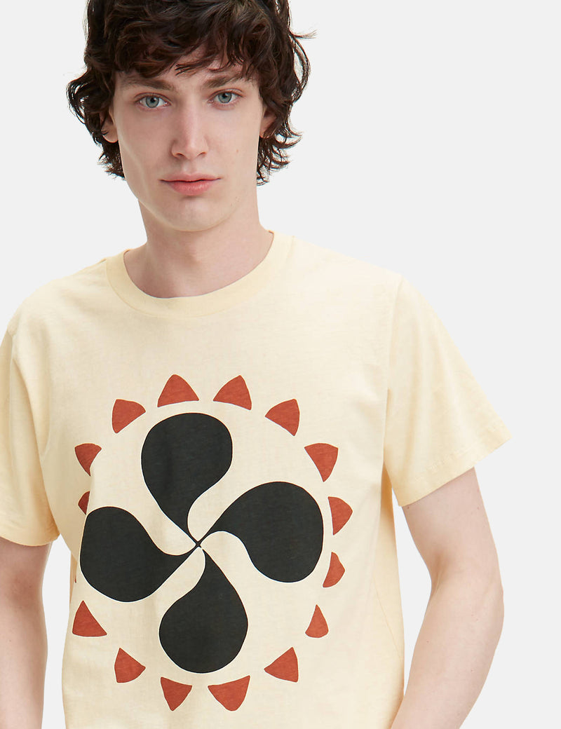 Levis Vintage Clothing Graphic Village Tee - Lambswool White