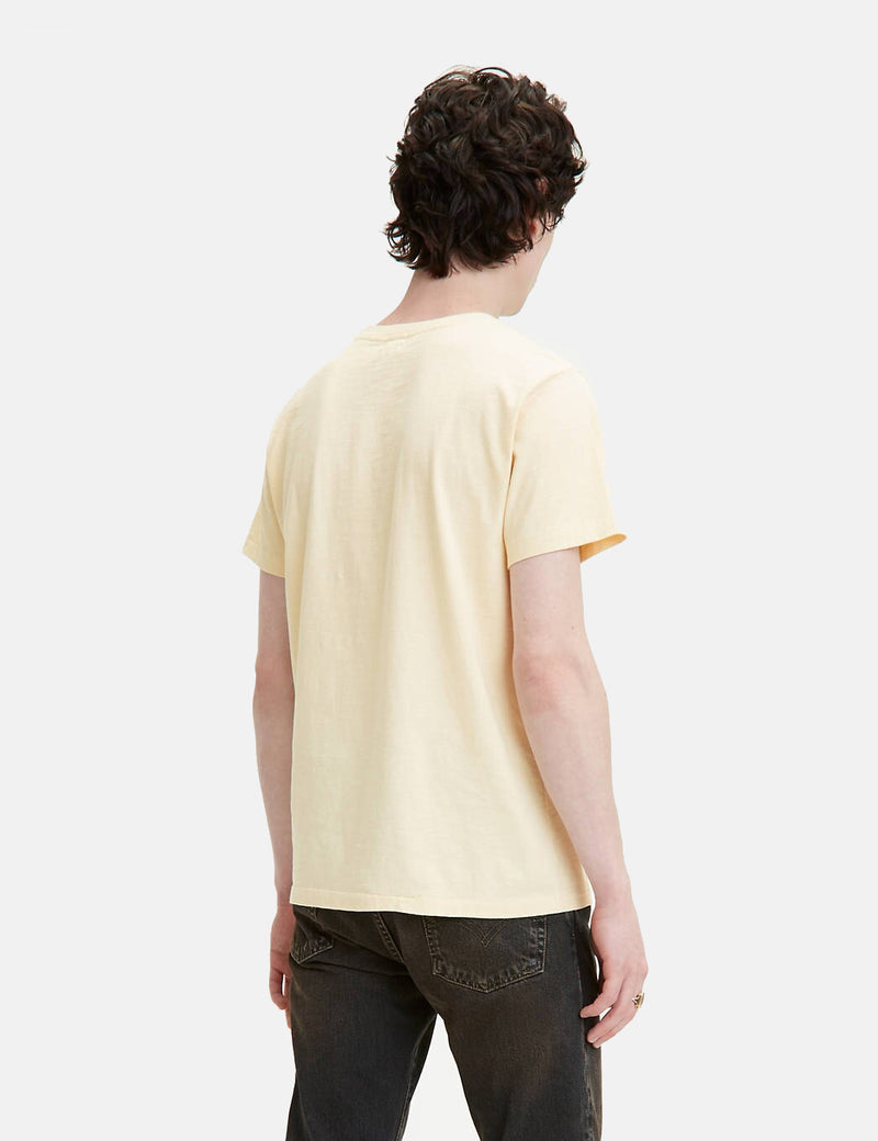 Levis Vintage Clothing Graphic Village Tee - Lambswool White