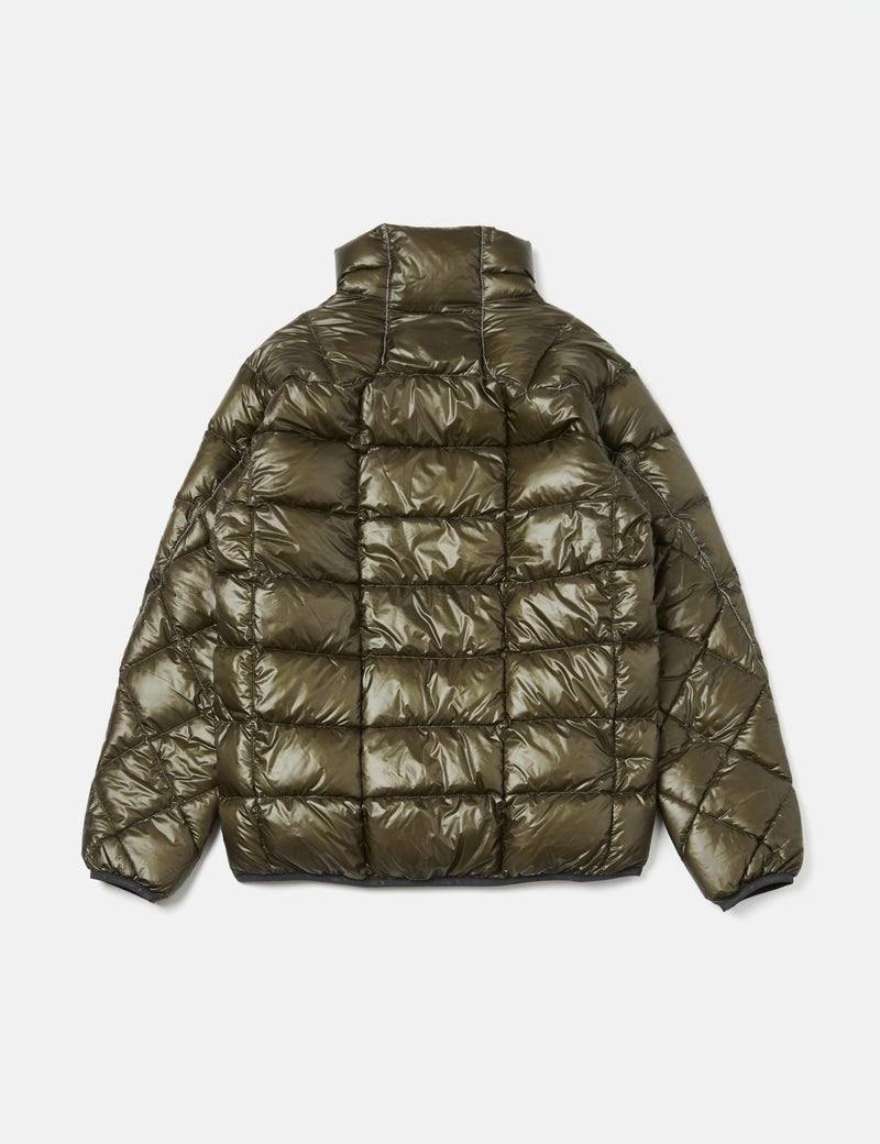 And Wander Diamond Stitch Down Jacket - Khaki Brown