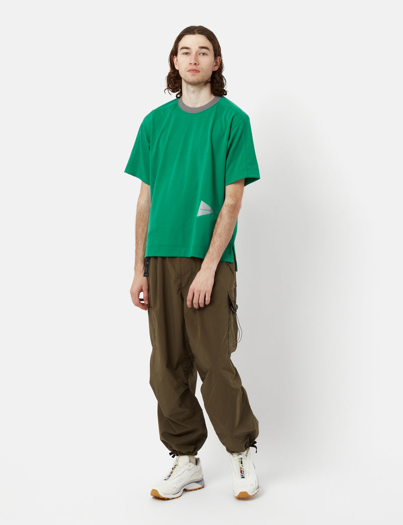 And Wander Oversized Cargo Pants - Khaki Brown