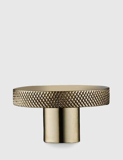H. Skjalm P Door Knob - Shiny Brass