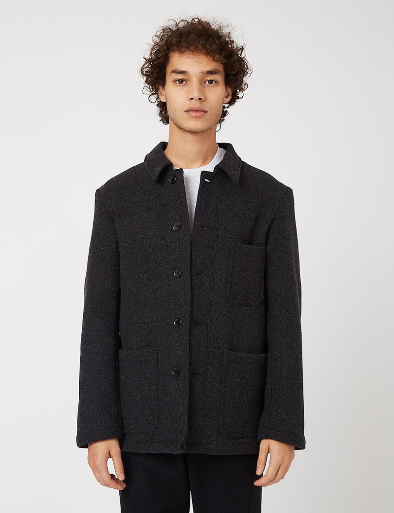 Vetra Workwear Double Wool Jacket - Anthracite
