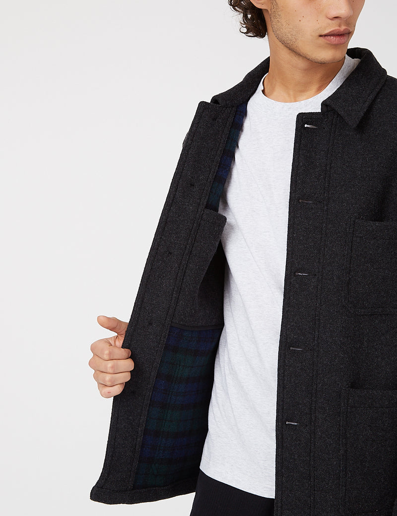 Vetra Workwear Double Wool Jacket - Anthracite