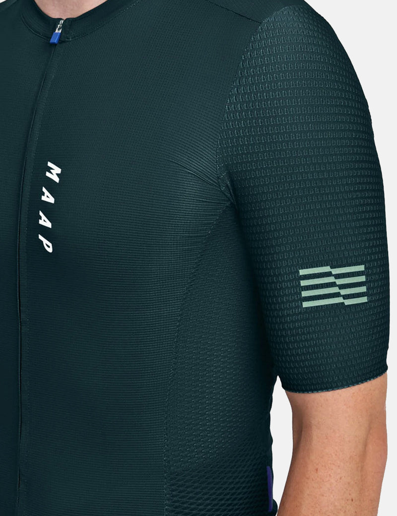 MAAP Stealth Race Fit Jersey - Midnight Green
