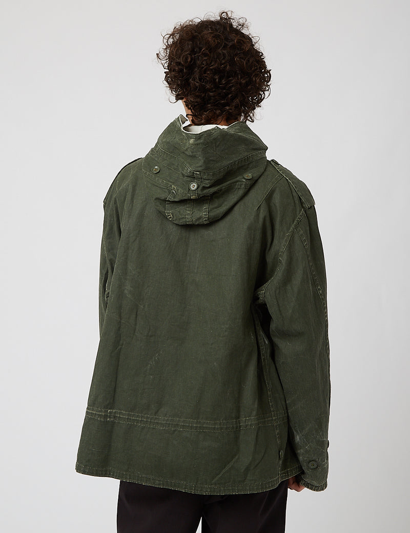 Puebco Cotton Hooded Jacket Q-1 (Size 03) - Green I Article.