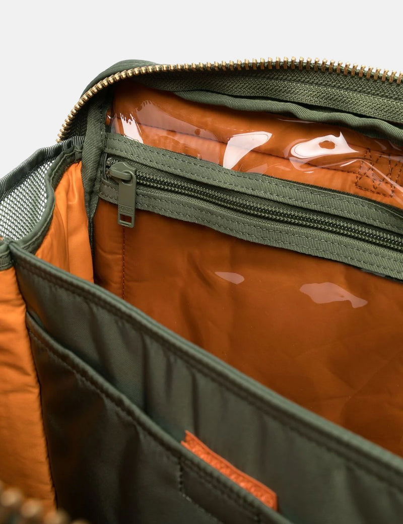 Porter Yoshida & Co Tanker 2-Way Briefcase - Sage Green