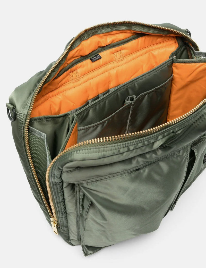 Porter Yoshida & Co Tanker 2-Way Briefcase - Sage Green