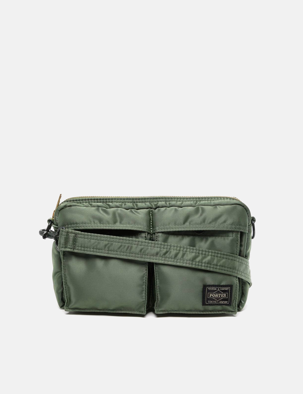 Porter Yoshida & Co タンカー ショルダー バッグ - セージ グリーン 