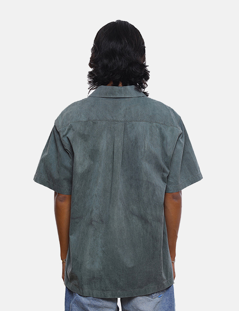 Liberaiders Overdyed S/S Shirt - Olive Green