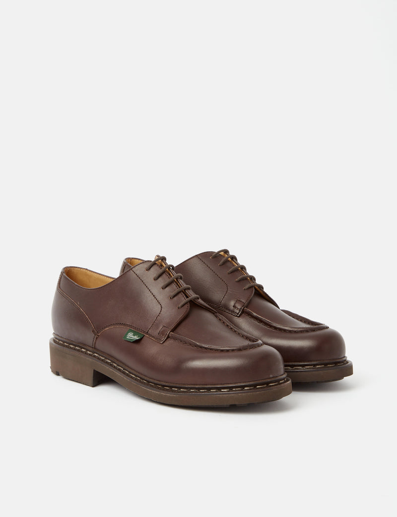 Paraboot Chambord Shoes (Leather) - Café Brown Smooth