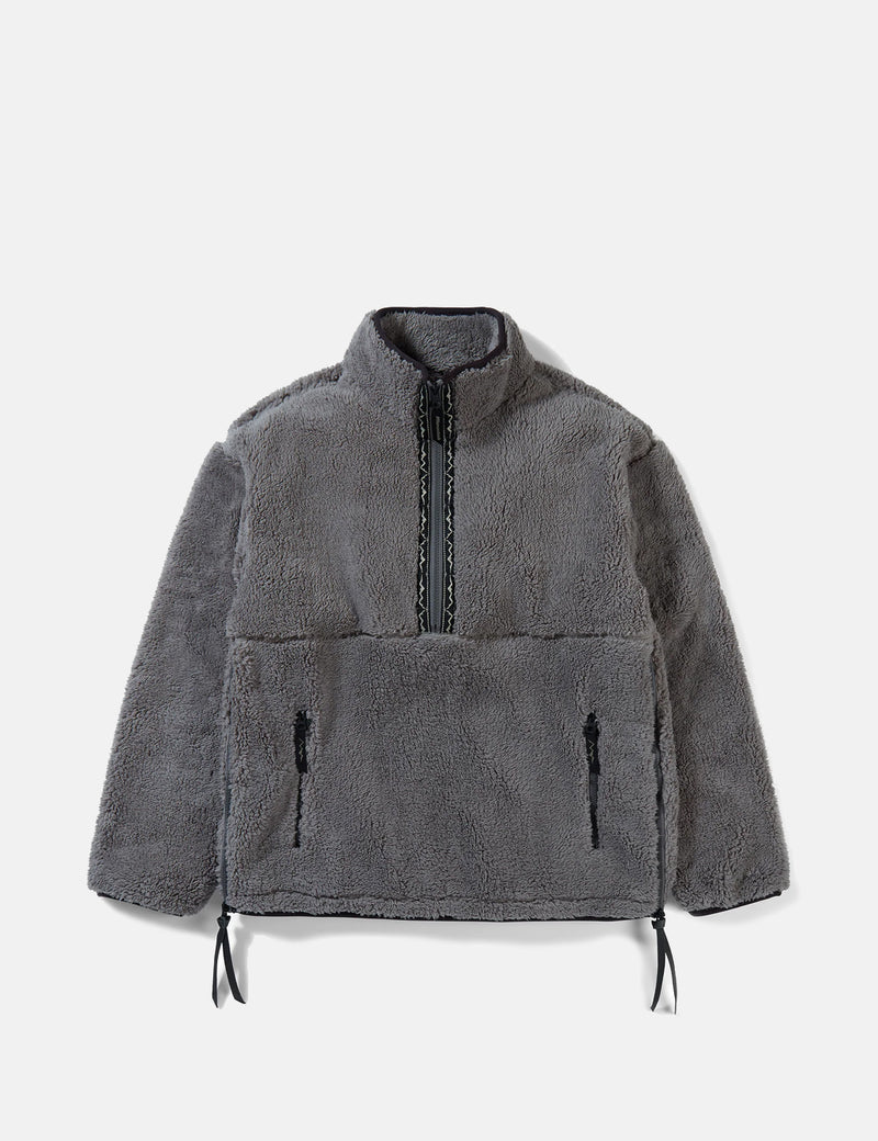 Manastash Bigfoot Pullover Fleece Jacket - Grey