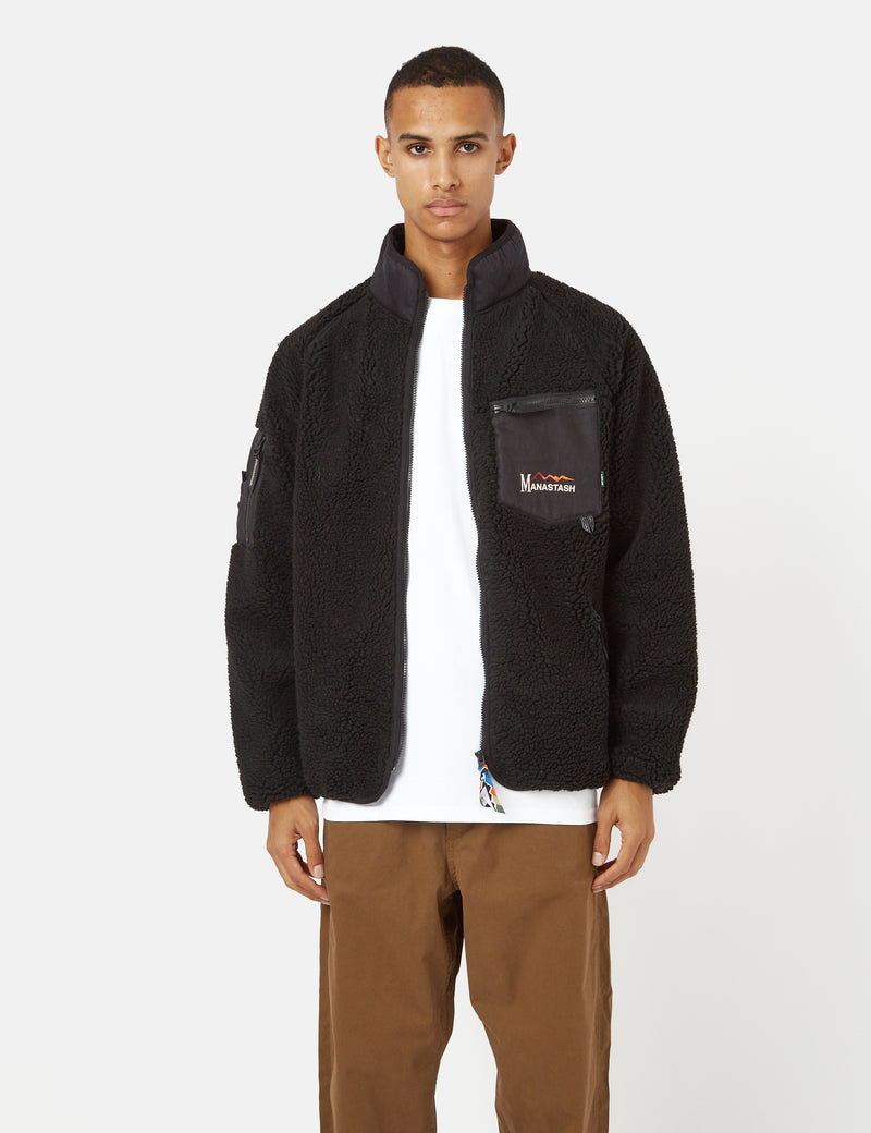 Manastash Mt. Gorilla Fleece Jacket - Black