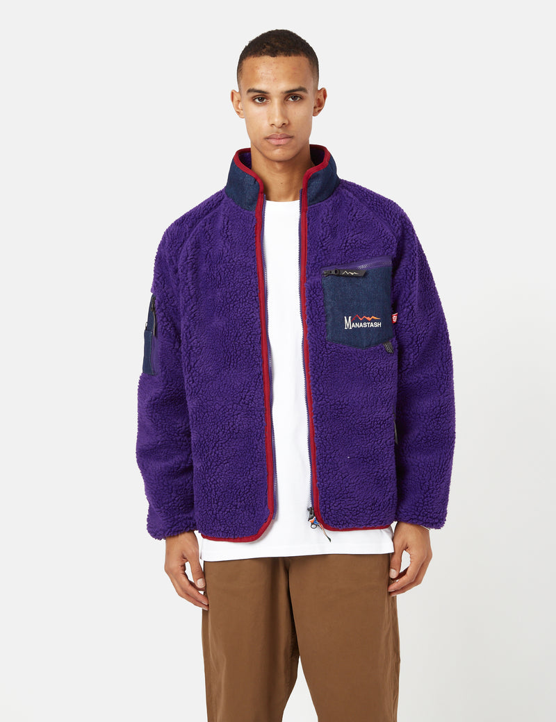 Manastash Mt. Gorilla Fleece Jacket - Purple