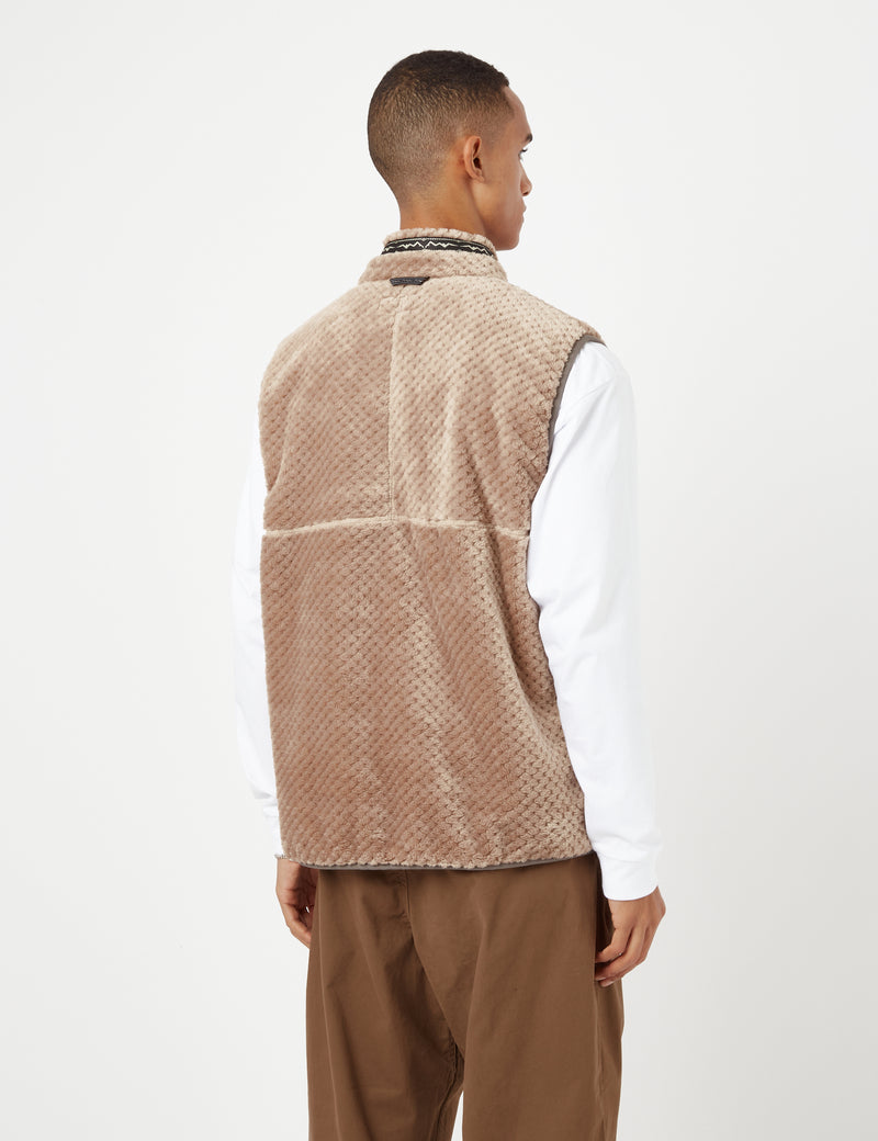 Manastash Thermal Fleece Vest - Beige