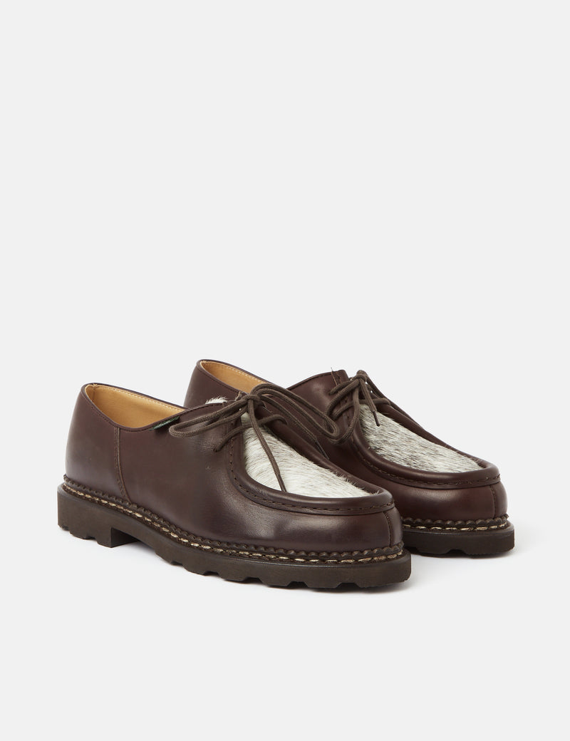 Paraboot Michael Shoes (Leather) - Brown/Pony Fur