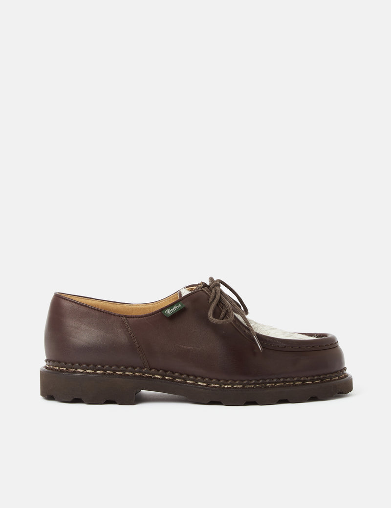 Paraboot Michael Shoes (Leather) - Brown/Pony Fur